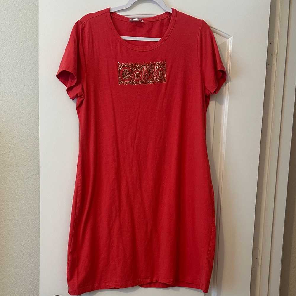 Pink Women's dress with Gold Accents
